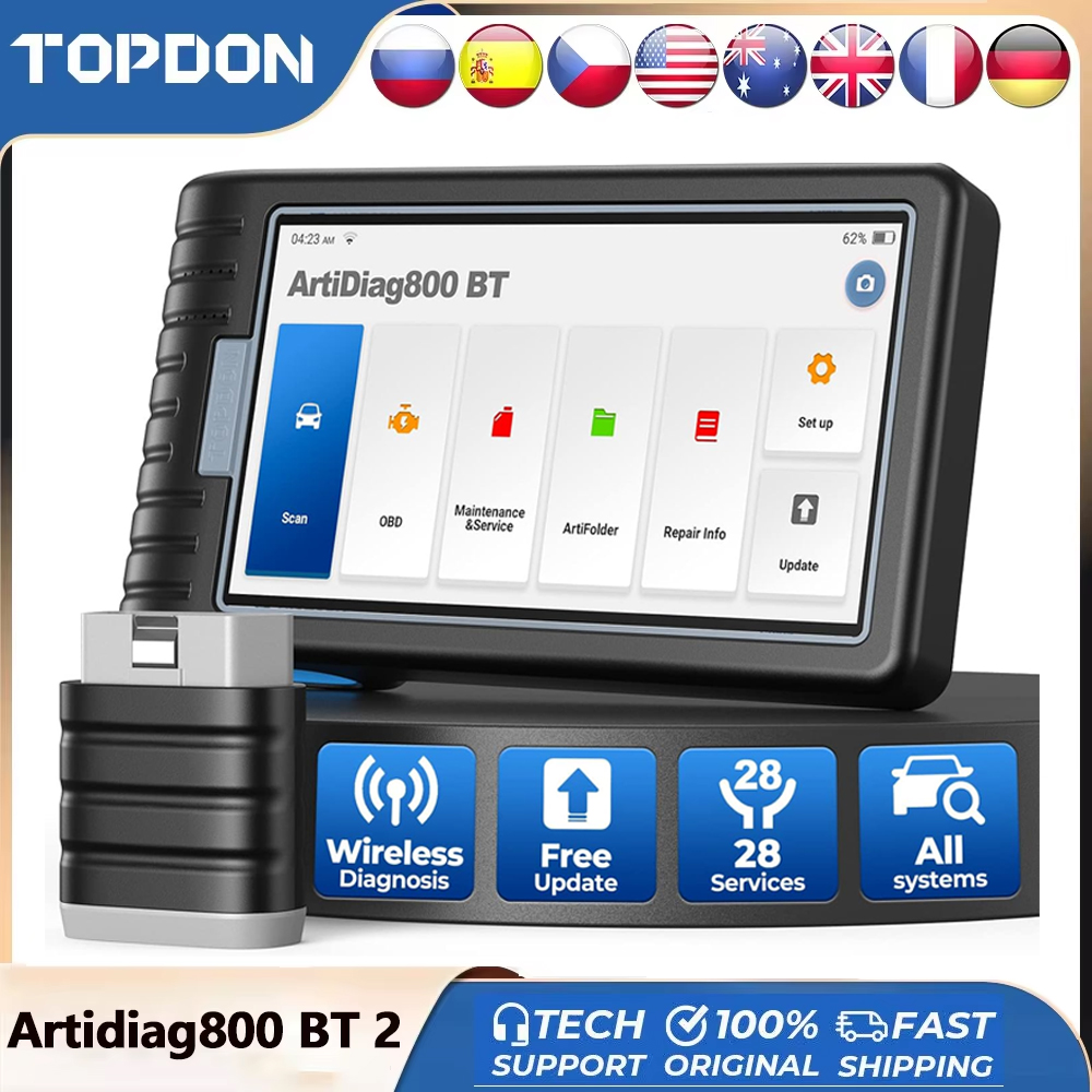 Topdon Tc001 Thermal Camera - TOPDON ArtiDiag800 BT 車載診断ツール、全システム対応OBD2スキャナー、AUTOVINスキャナー、コードリーダー、生涯無料アップデート