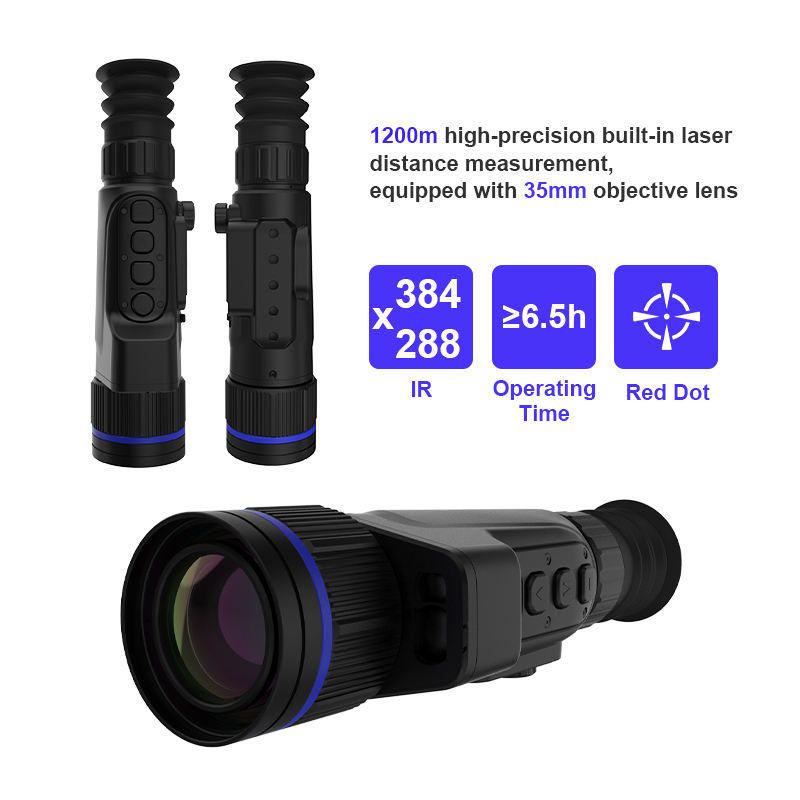 YXM335L防水戦術サーマルスコープ、384x288 35 - Thermal Scope Night Vision Monocular のレビューと価格