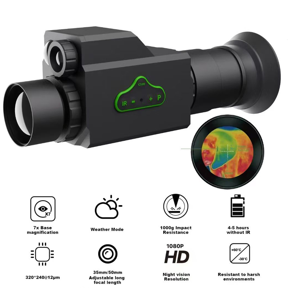 MV265 Pro：ヘッドマウント式単眼鏡望遠鏡カメラ。プロ - Hunting Thermal Imaging Scope のレビューと価格