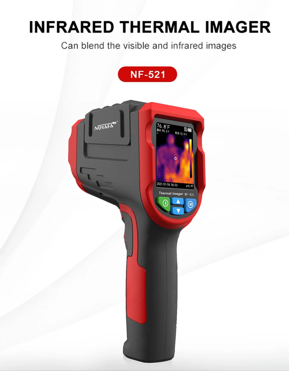 NF-521 自動温度測定工業用赤外線サーマルイメージングカ - Nf 521 Thermal Imaging Camera のレビューと価格